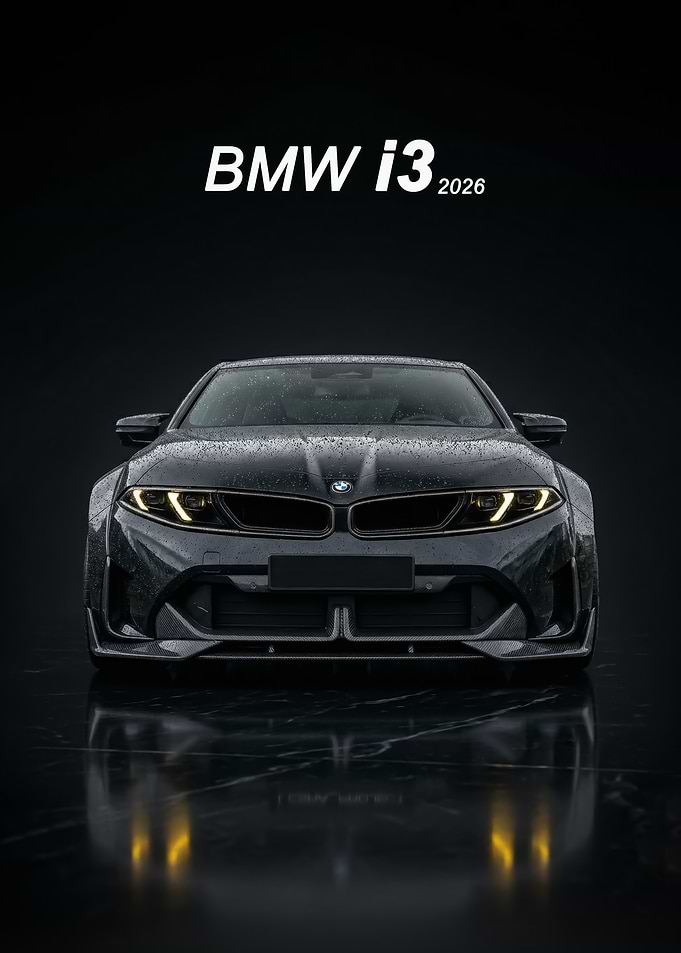 BMW i3 2026 Concept Car poster