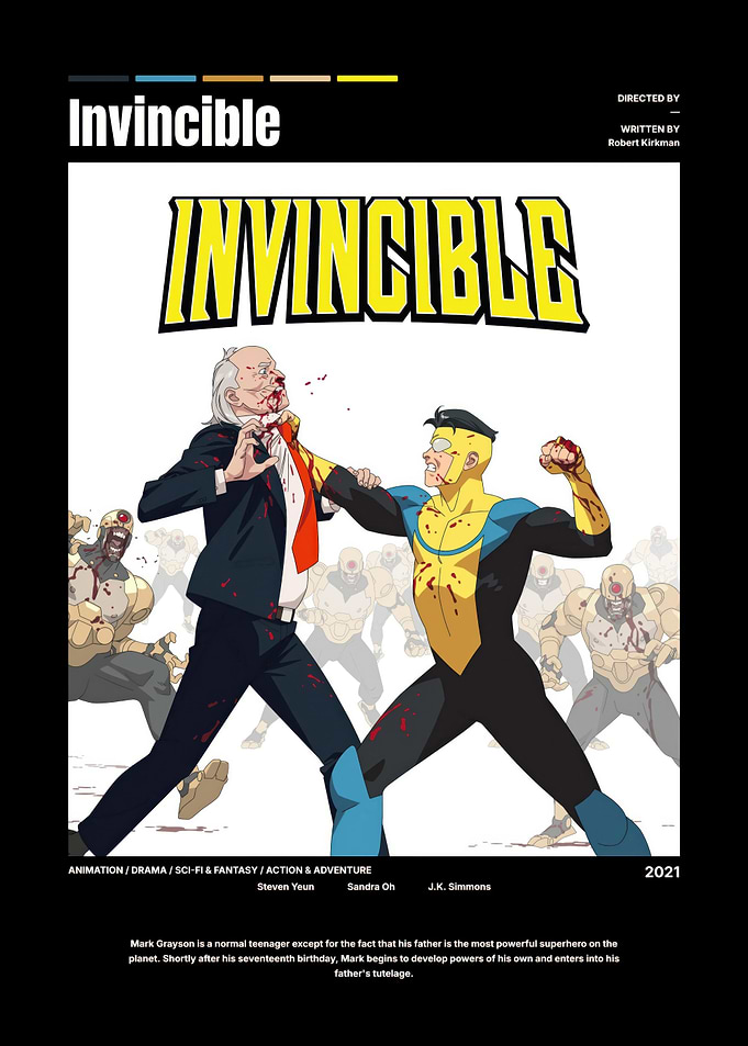 Invincible Comic Book Poster