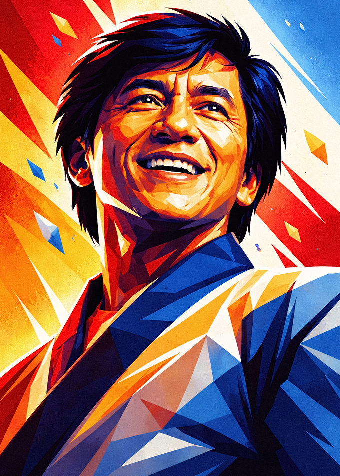 Jackie Chan Pop Art Portrait