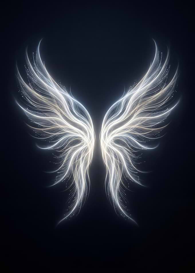 Glowing Angel Wings