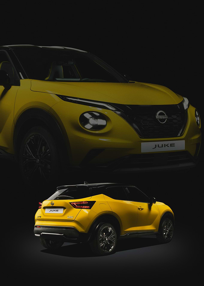 Yellow Nissan Juke Cars