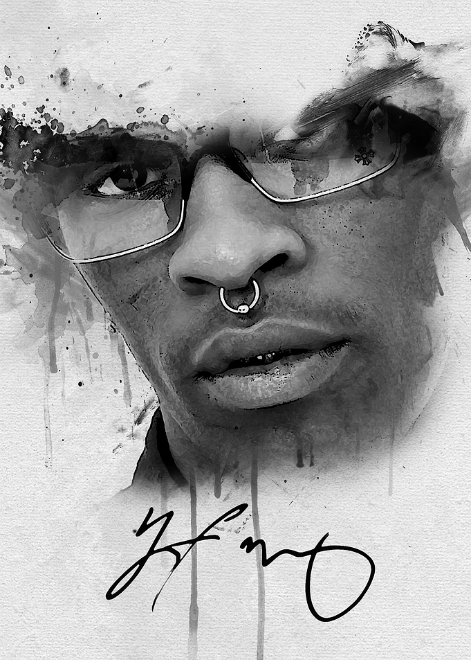 Young Thug Water Color Portrait