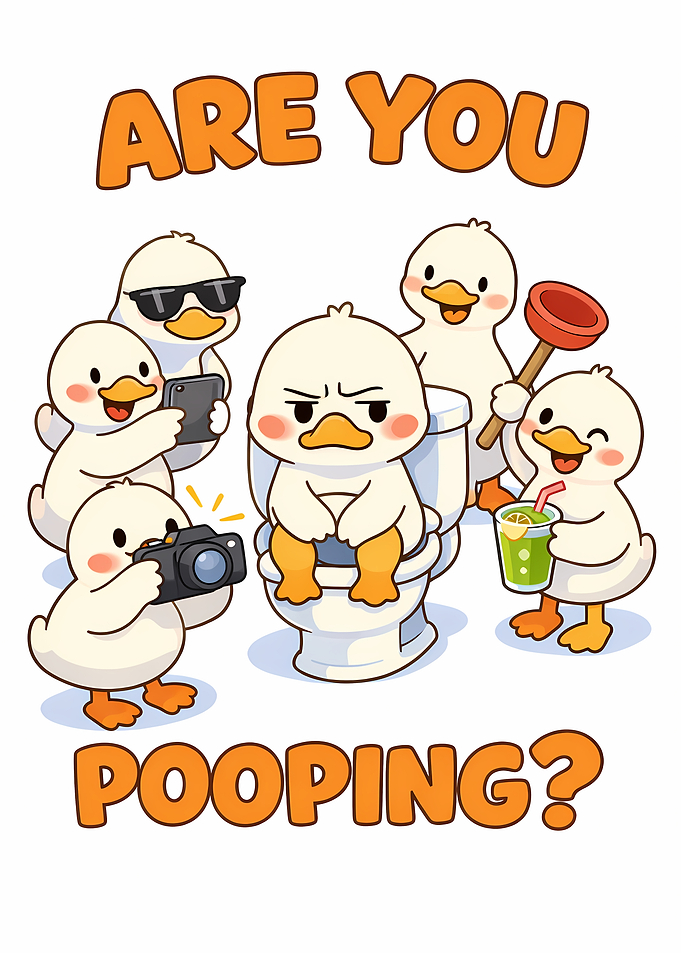 Ducks Asking 'Are You Pooping?'