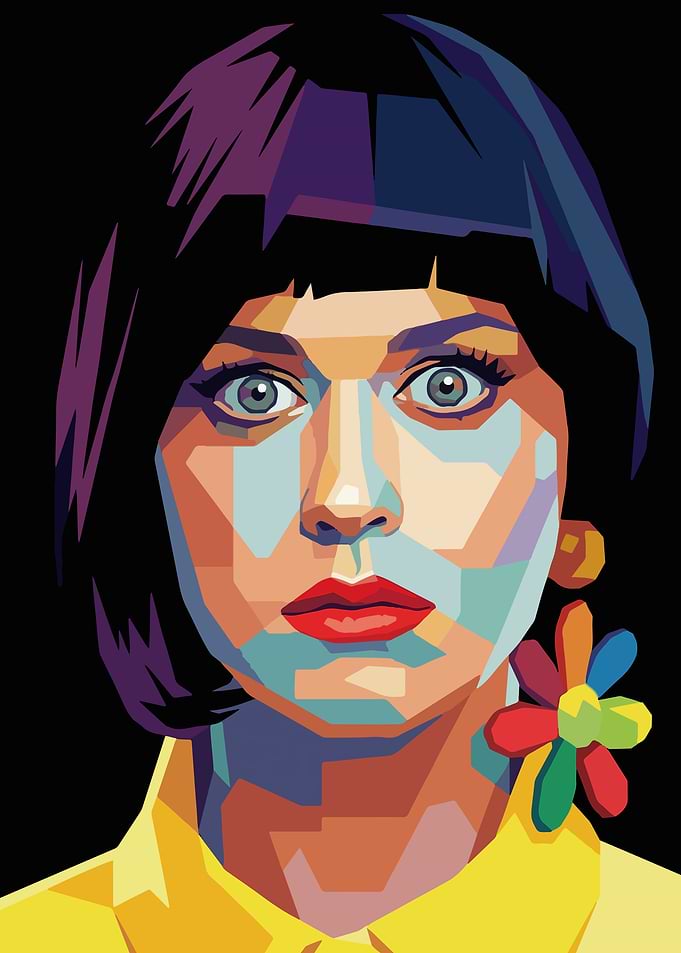 Pop Art Portrait of Katy Perry