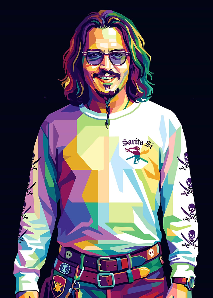 Johnny Depp Pop Art Portrait