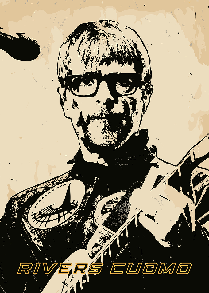 Rivers Cuomo Vintage Poster