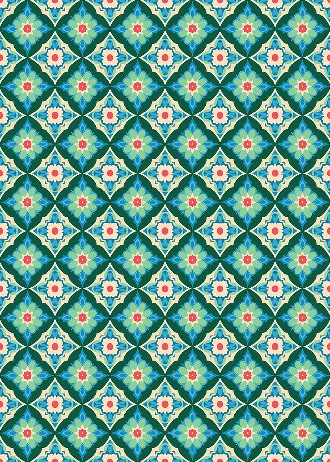 Intricate Floral Geometric Pattern