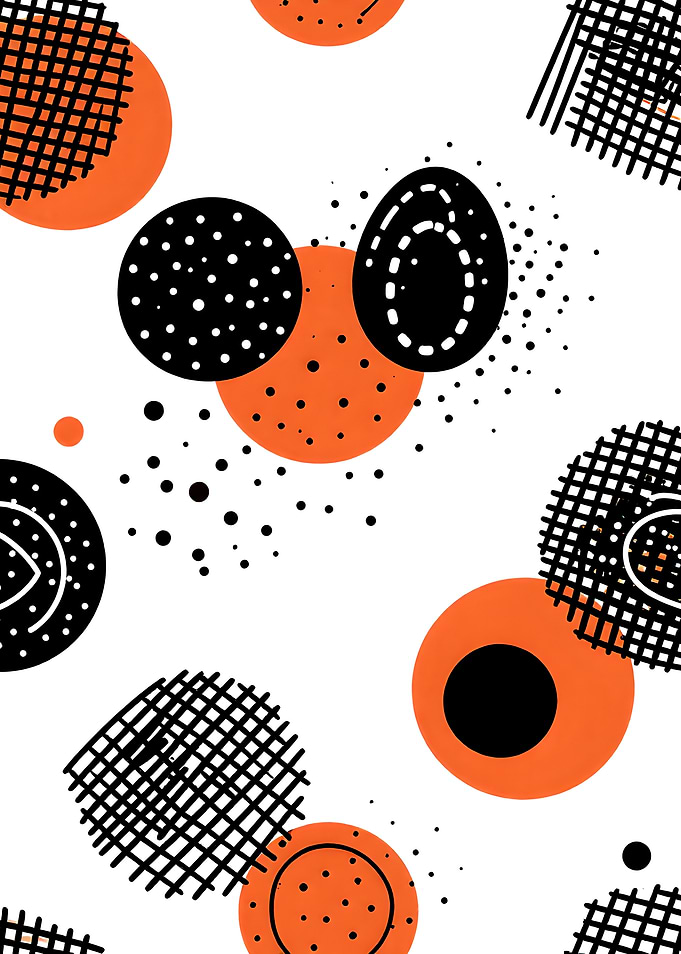 Abstract Geometric Shapes Pattern