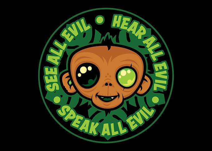 See, Hear and Speak All Evil Monkey