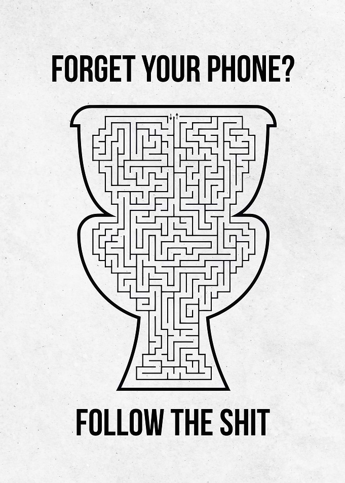Forget Your Phone Maze