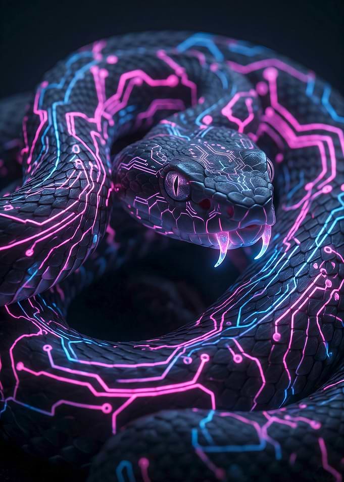 Neon Circuit Viper