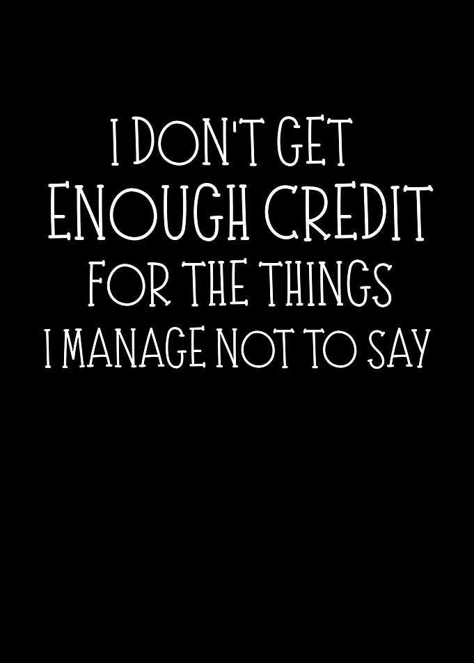 Funny Quote About Not Saying Things