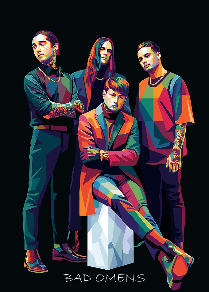 Bad Omens Band Pop Art
