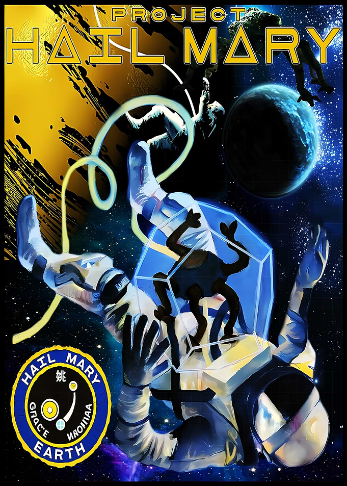 Project Hail Mary Astronaut and Alien