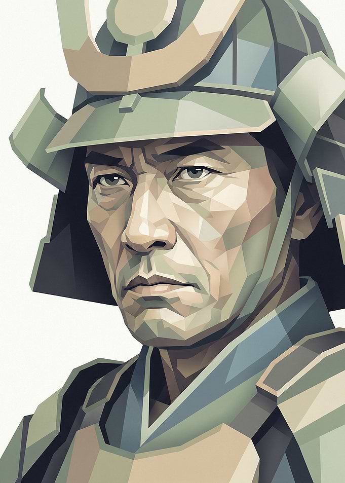 Samurai Warrior Portrait