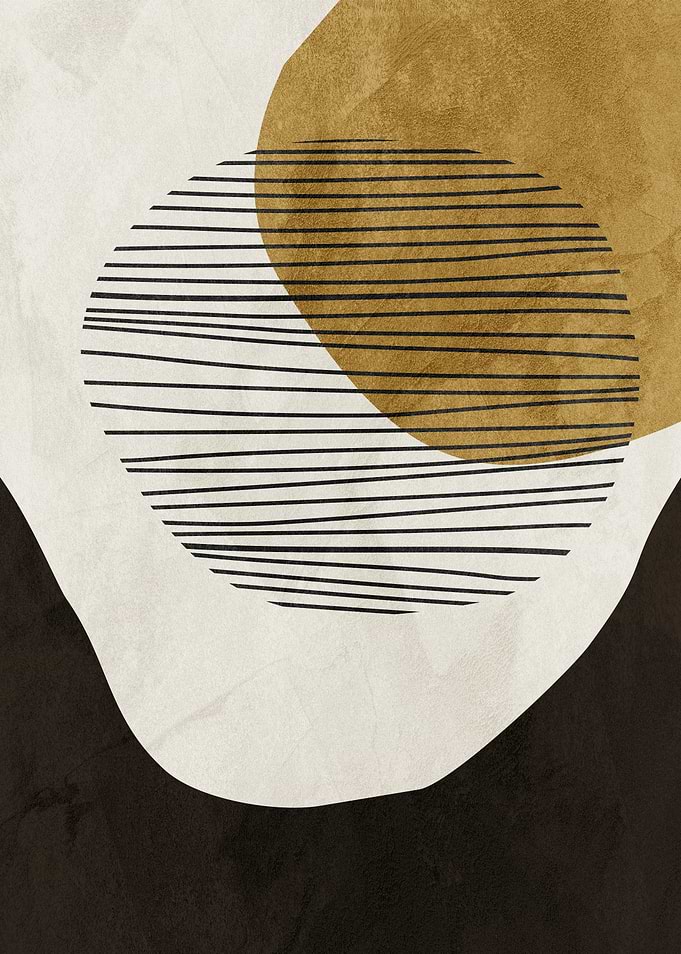 Abstract Geometric Shapes with Lines
