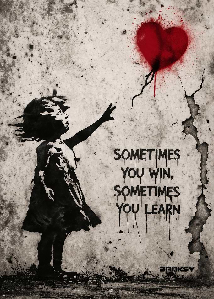 SOMETIMES YOU WIN, SOMETIMES YOU LEARN