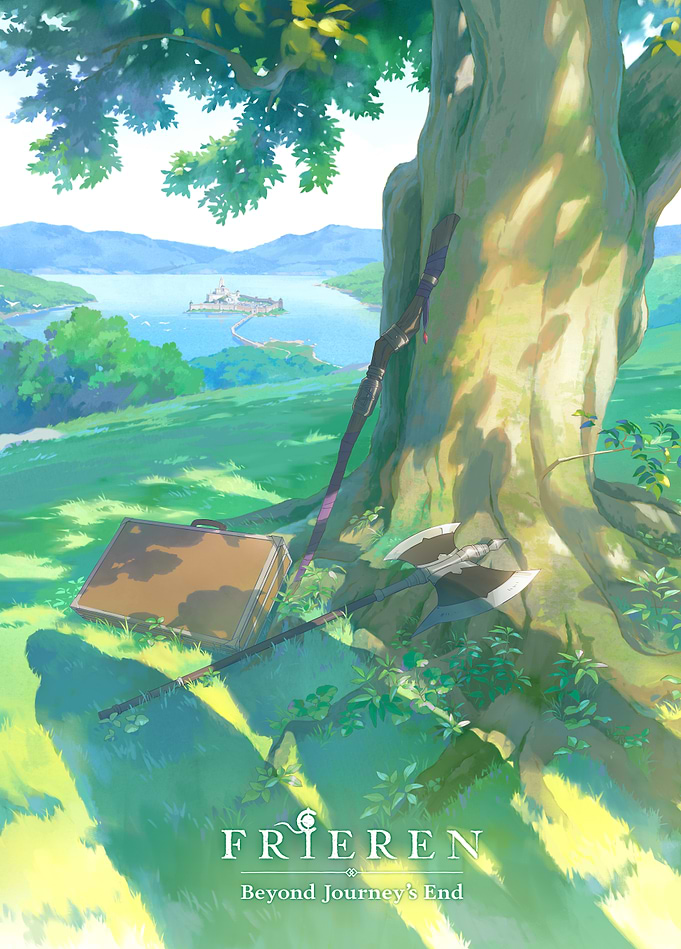 Frieren Echoes of the Journey Visual with Logo
