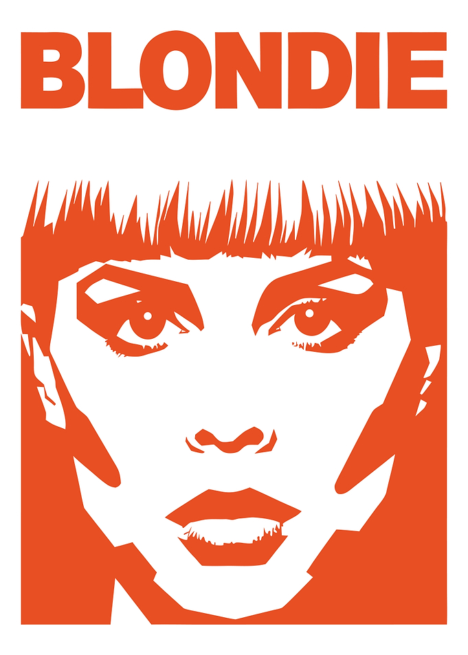 Blondie Pop Art Portrait
