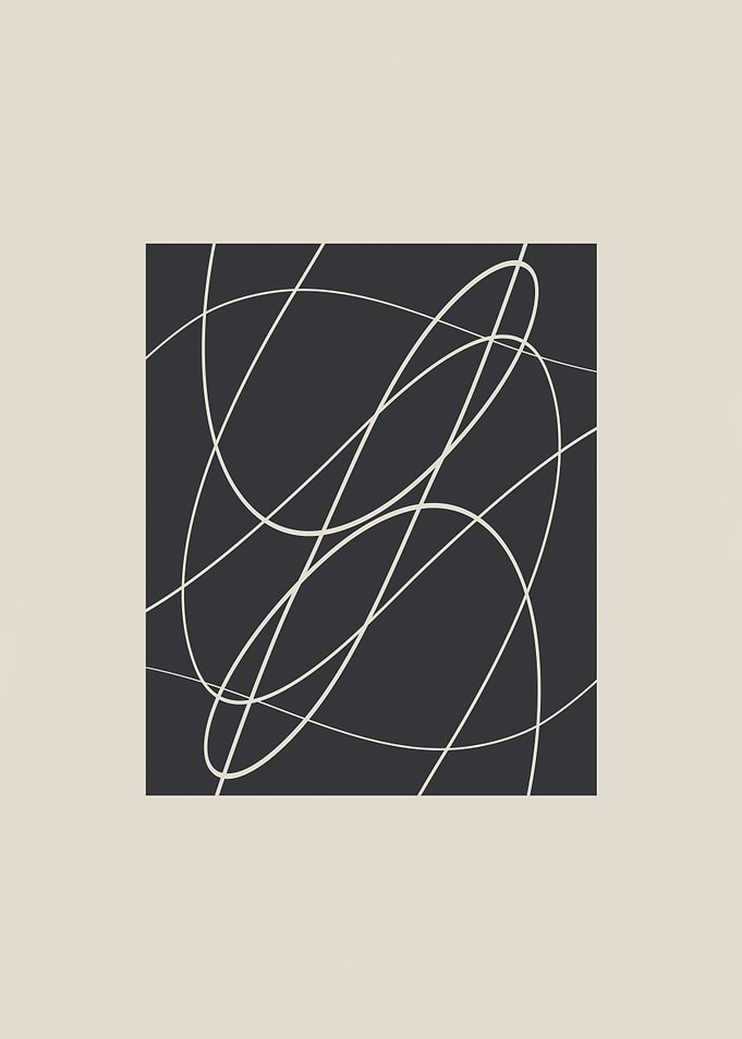Abstract Swirls on Dark Background
