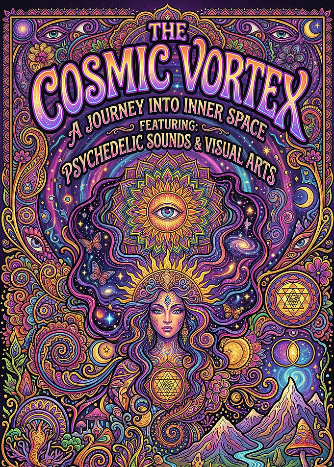 The Cosmic Vortex Psychedelic Art