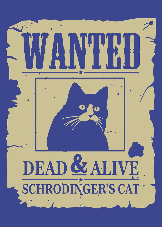 Schrodinger's Cat Wanted Poster