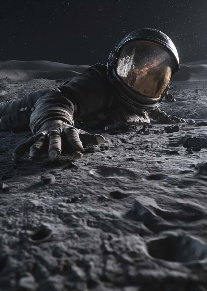 Astronaut on the Moon