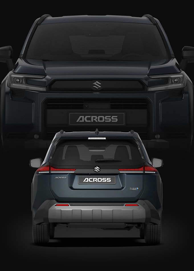Suzuki Across Front and Rear View