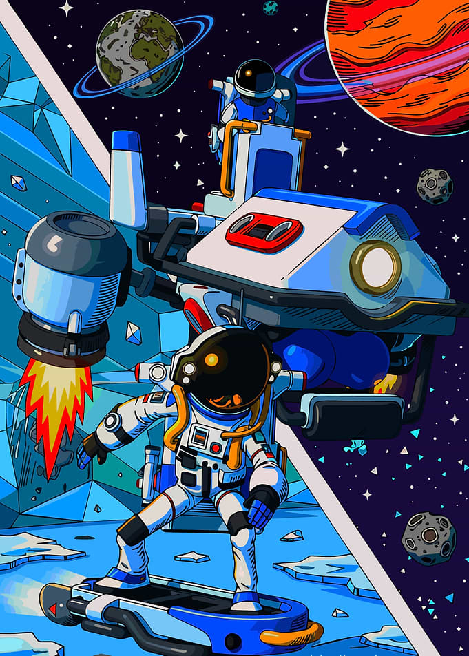 Astronauts in Space Adventure