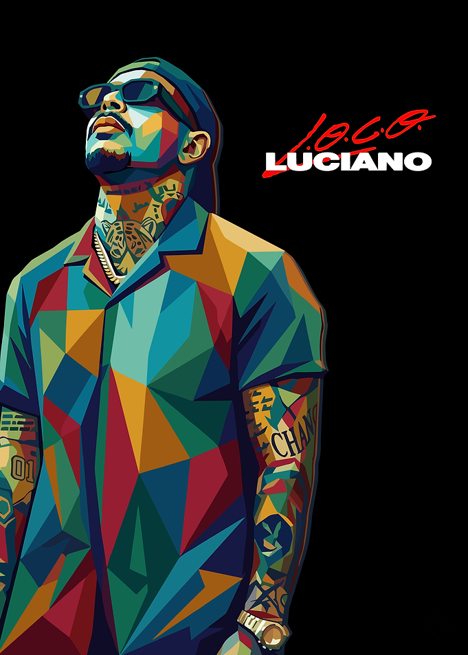 Pop Art Portrait of Luciano