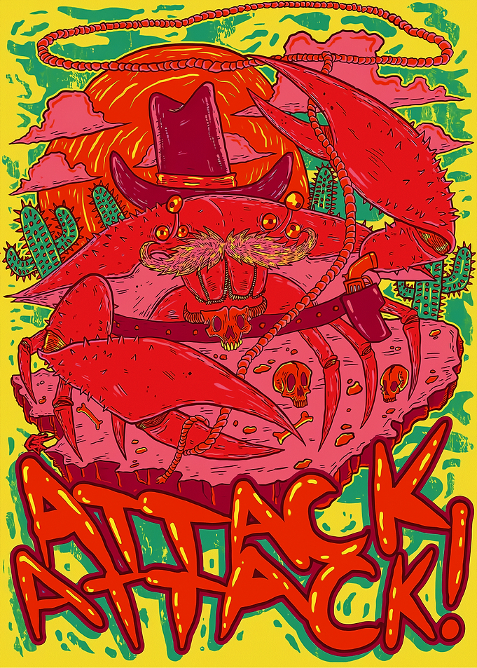 Cowboy Crab Attack