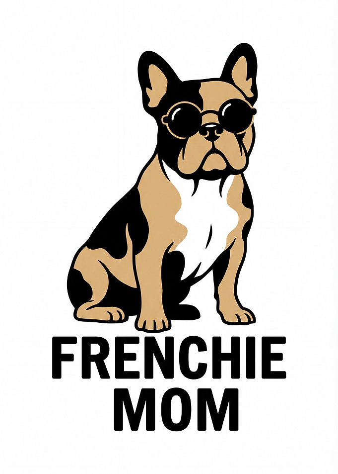 Frenchie Mom with Sunglasses