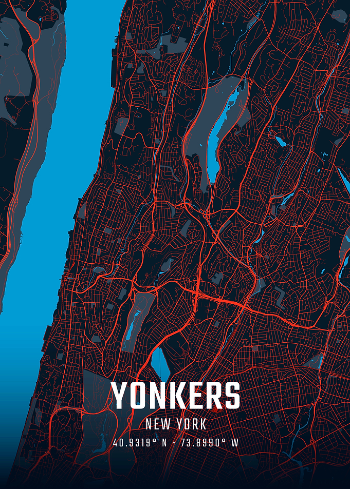 Yonkers New York City Map