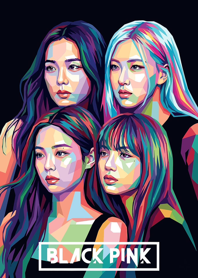 Blackpink Pop Art Portrait