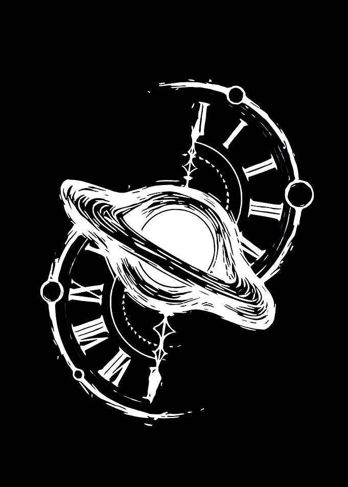 Black Hole and Roman Clocks interstellar