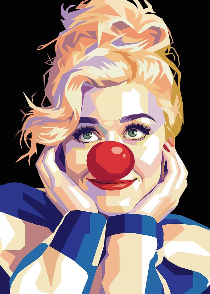 Pop Art Portrait of a Katy Perry