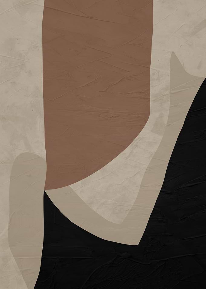 Abstract Geometric Shapes in Earth Tones