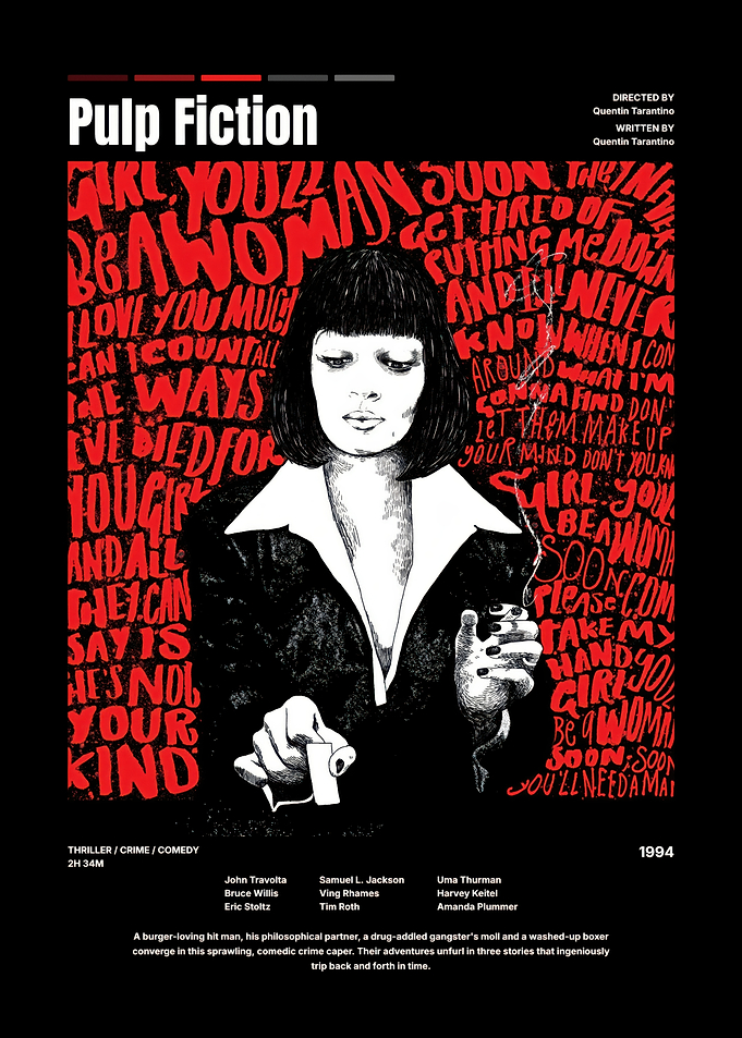 Pulp Fiction Movie Poster