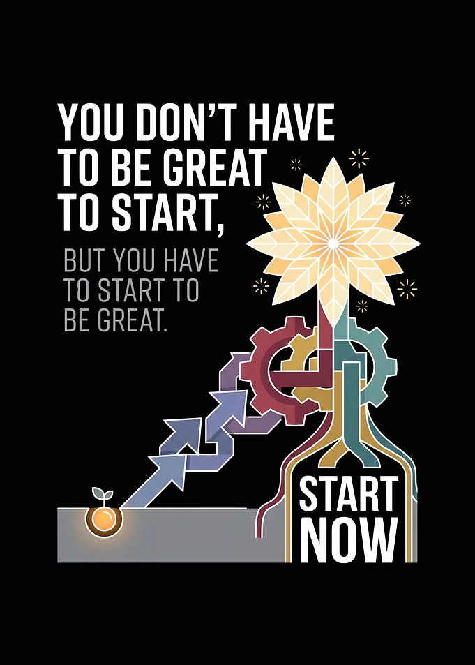 Inspirational Quote About Starting