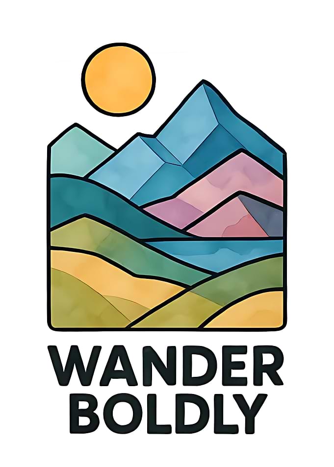 Wander Boldly Mountain Landscape