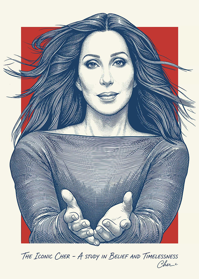The Iconic Cher Portrait