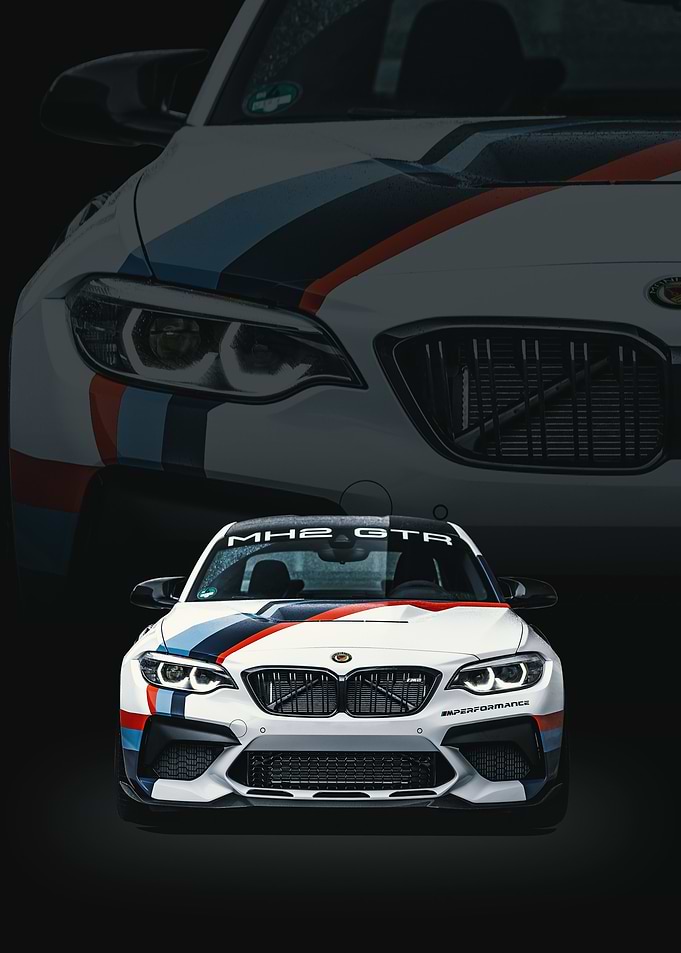 BMW M2 CS GTR Race Car
