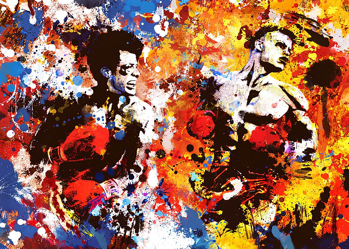 Heavyweight Ring Rivalry Art
