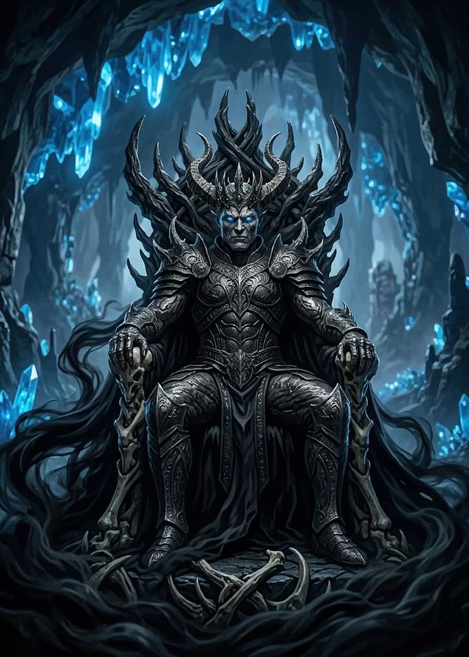 Dark King on Crystal Throne