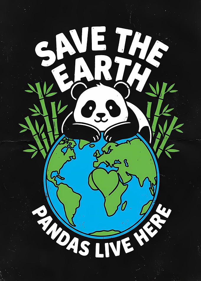 Save the Earth Pandas Live Here