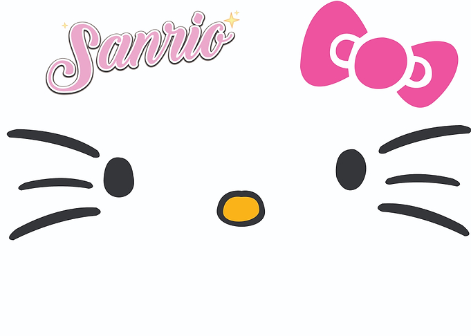 Hello Kitty Sanrio Face with Bow