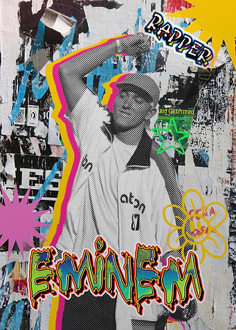 Eminem Rapper Pop Art