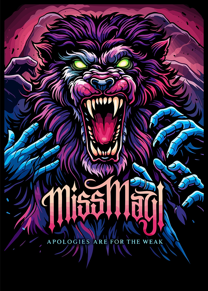 Werewolf with MissMagl text