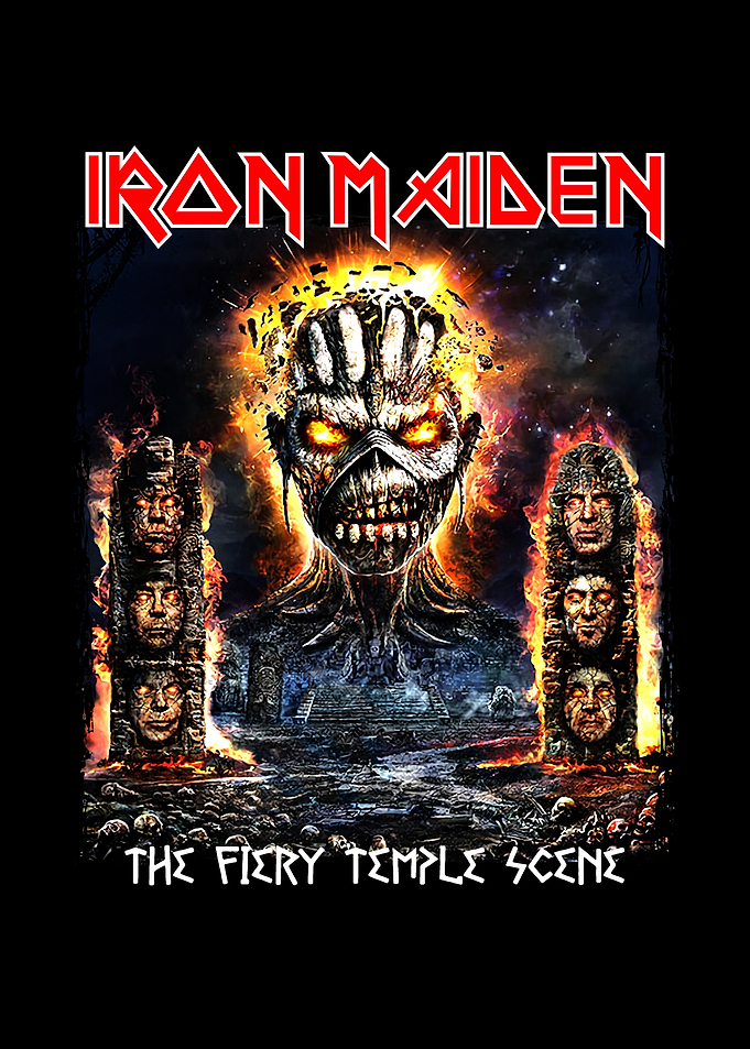 Iron Maiden Fiery Temple Scene