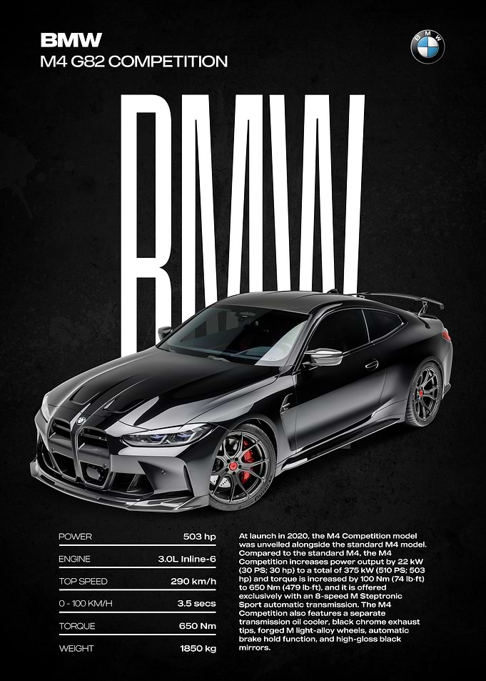 BMW M4 G82 Competition Car
